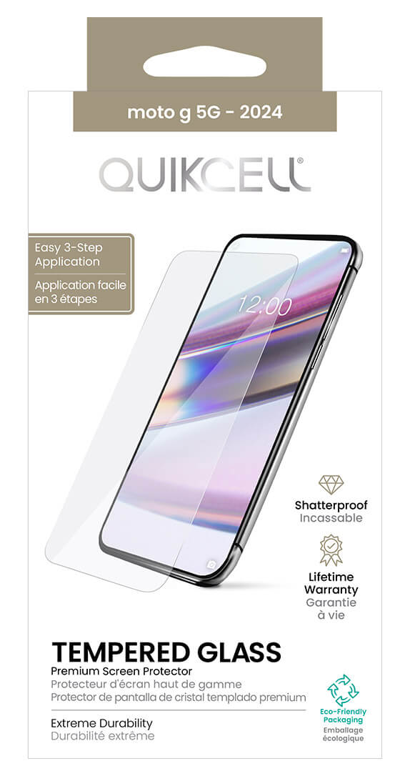 Quikcell Moto g 5G - 2024 Tempered Glass Screen Protector