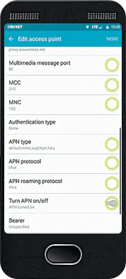 Android Manual Edit Access Point 2