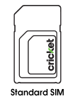 mini or standard SIM card is 25mm x 15mm