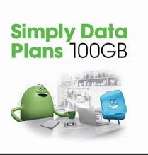 planes simply data 100GB