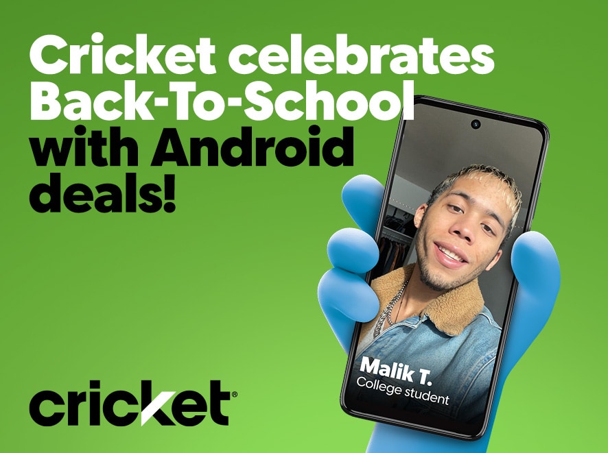 Cricket celebrates Back-to-School with Android deals