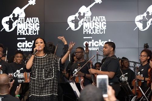 Atlanta Music Project with R&B Superstar Monica