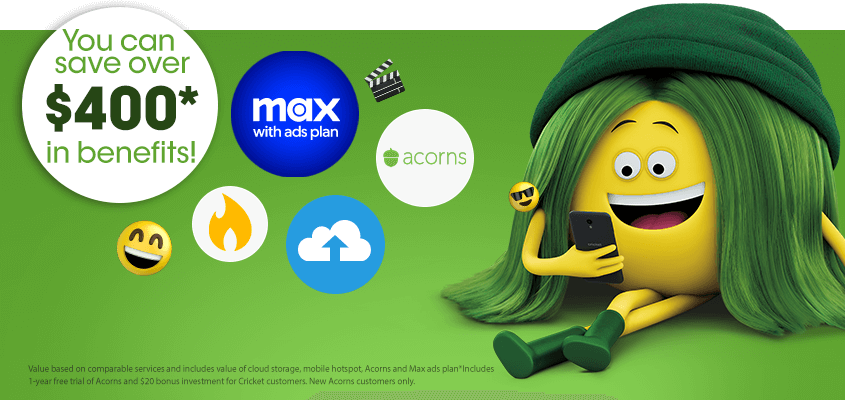 Over $350 in extras with HBO Max, Bark Jr., Acorns, 15GB Mobile Hotspot and 150 GB Cloud Storage