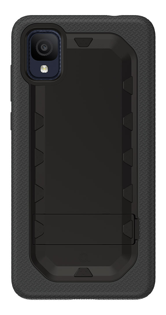 Quikcell ADVOCATE Dual-Layer Kickstand – TCL ION Z - Armor Black