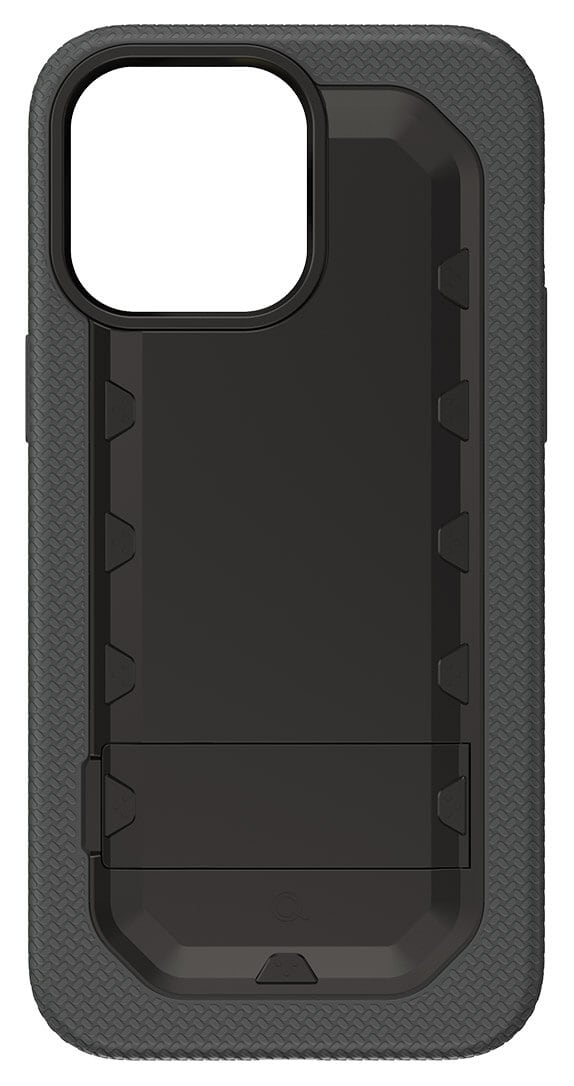 Quikcell ADVOCATE Dual-Layer Kickstand - iPhone 14 PLUS - Armor Black