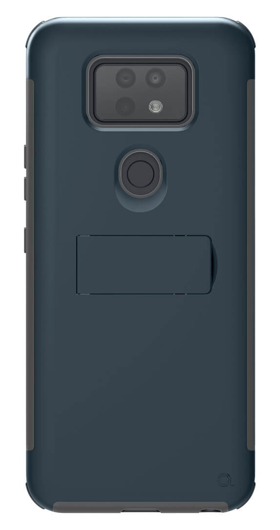 Quikcell ADVOCATE Dual-Layer Kickstand for Cricket Ovation 2 - Slate Blue