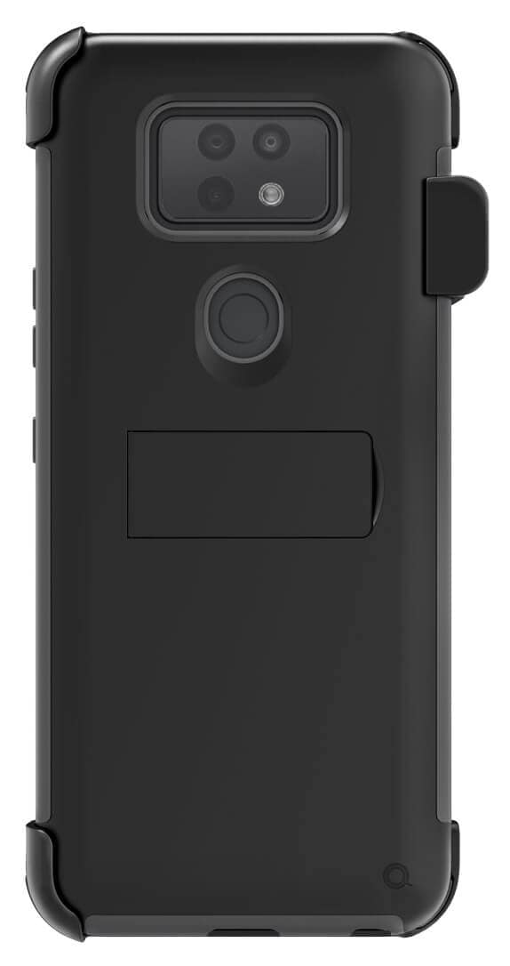 Quikcell ADVOCATE + HOLSTER Kickstand Case for Cricket Ovation 2
