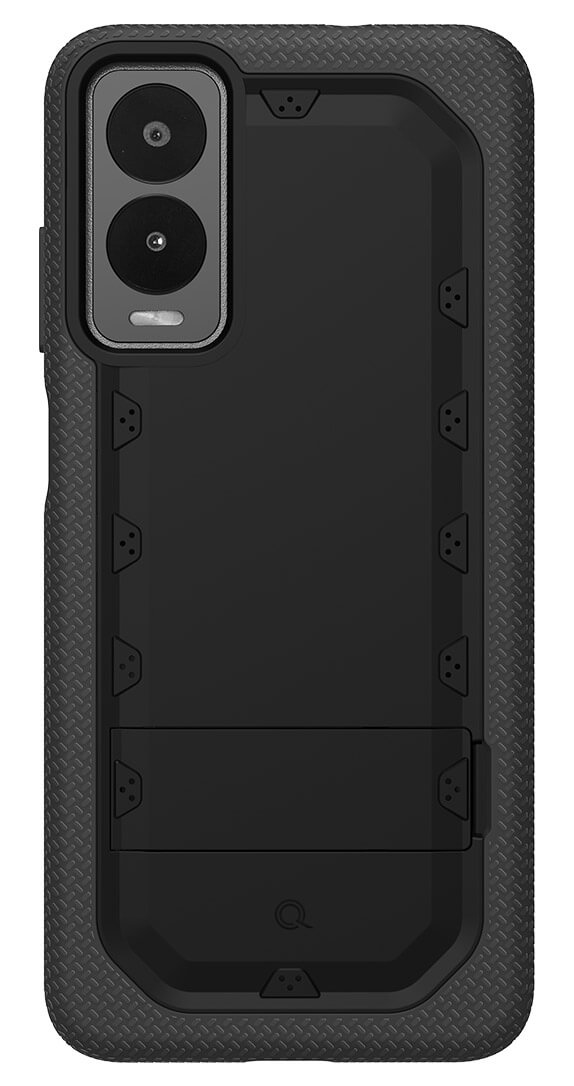 Estuche con Soporte de Doble Capa Quikcell Debut S3 Grand ADVOCATE - Negro Armadura