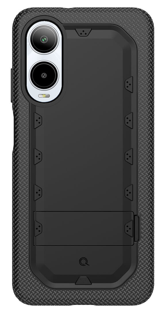 Quikcell Icon 6 Grand ADVOCATE Case - Negro Armadura