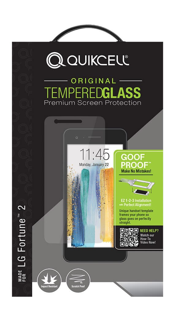 lg fortune quikcell accessories cricket wireless goof proof extreme glass