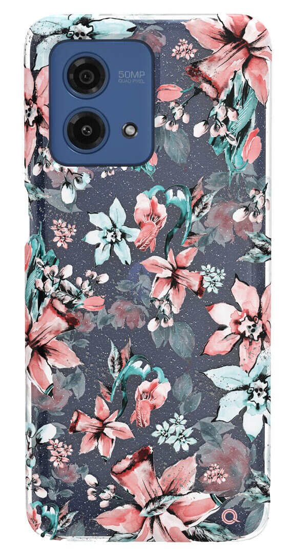 Quikcell Moto G Stylus (23) ICON Fashion Case - Tropical Lush