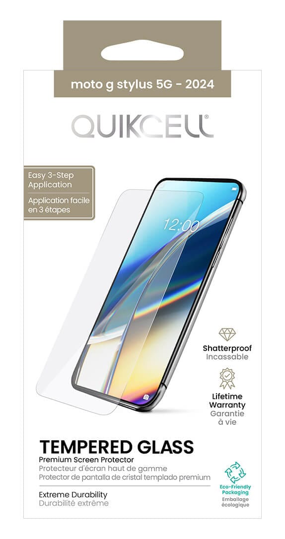 Quikcell Moto g stylus 5G - 2024 Tempered Glass Screen Protector