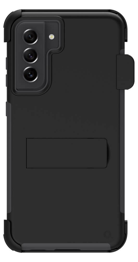 Quikcell Samsung Galaxy S21 FE Dual-Layer Kickstand Case