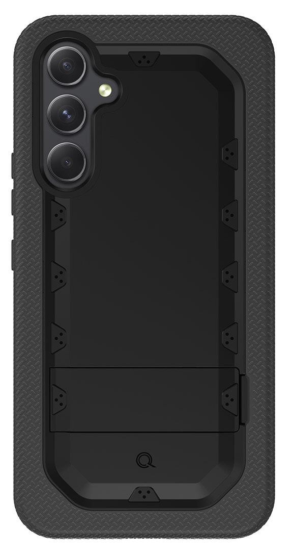 Estuche con Soporte de Doble Capa Quikcell Grand ADVOCATE para Samsung Galaxy A54 5G - Negro Armadura