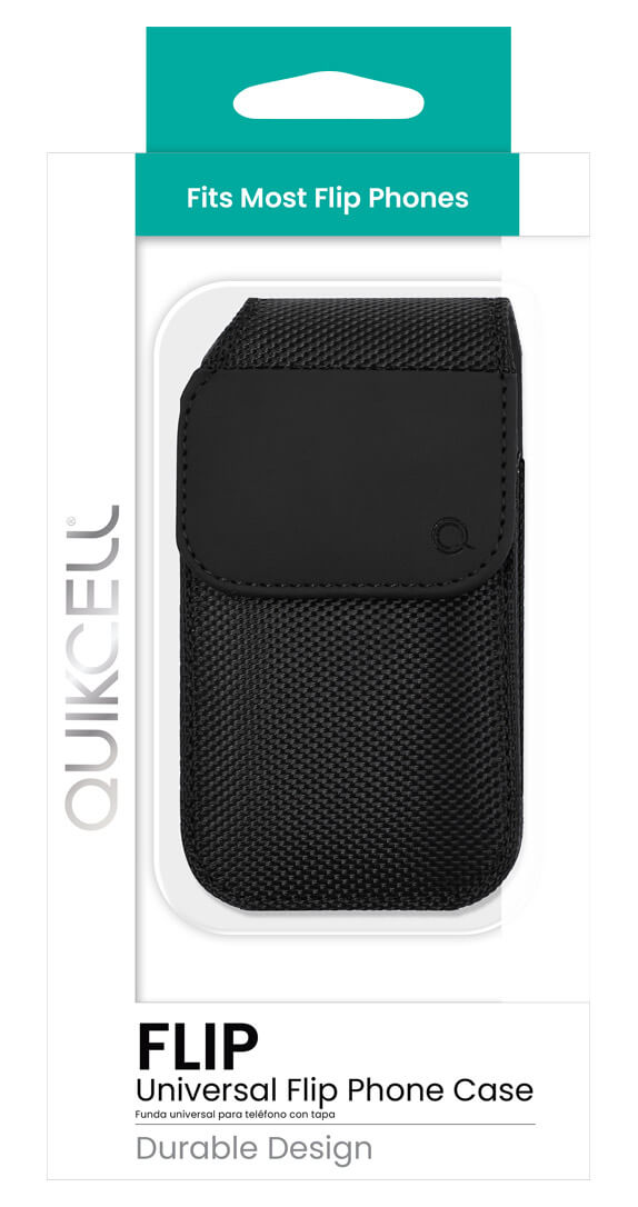 Funda FLIP Universal Quikcell con gancho giratorio