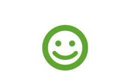Green smile icon