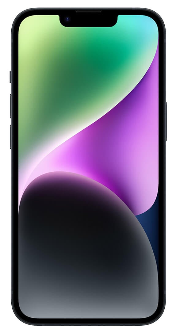 Front of Apple iPhone 14 (Cricket CPO)