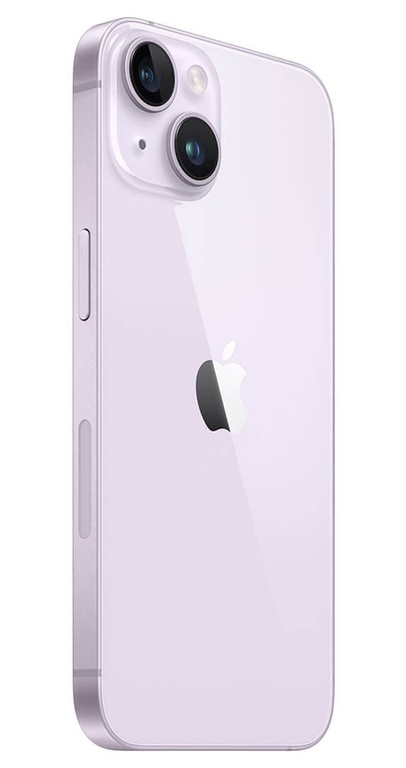 Side of Apple iPhone 14 (Cricket CPO)