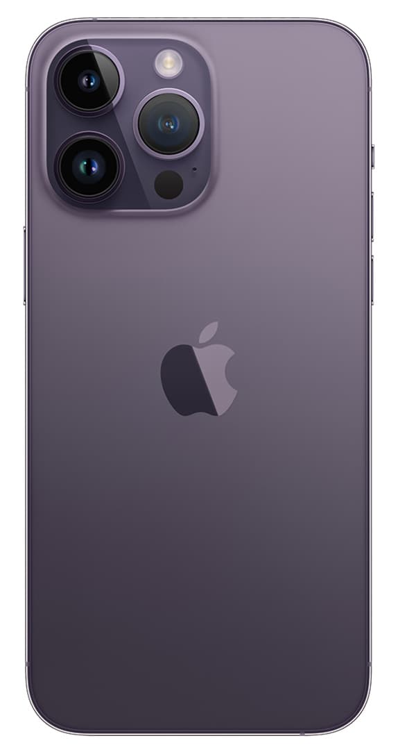 Back of Apple iPhone 14 Pro Max (Cricket CPO)