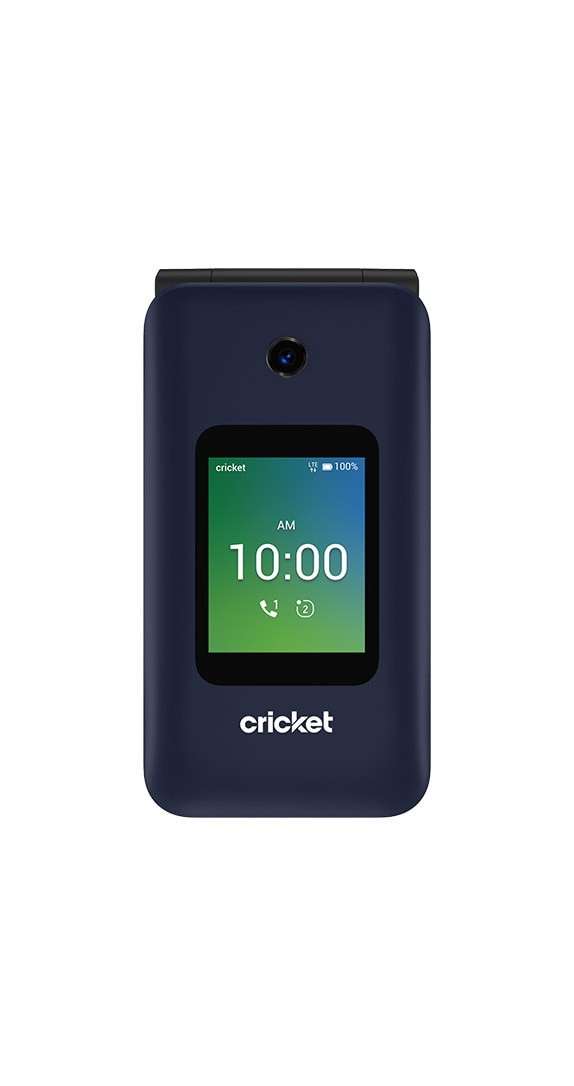 Cricket Debut Flip Navy Blue Cricket Wireless