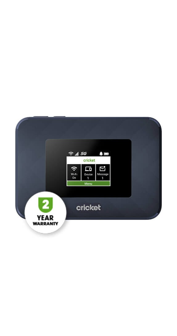 Front of Cricket GoLink 5G Hotspot