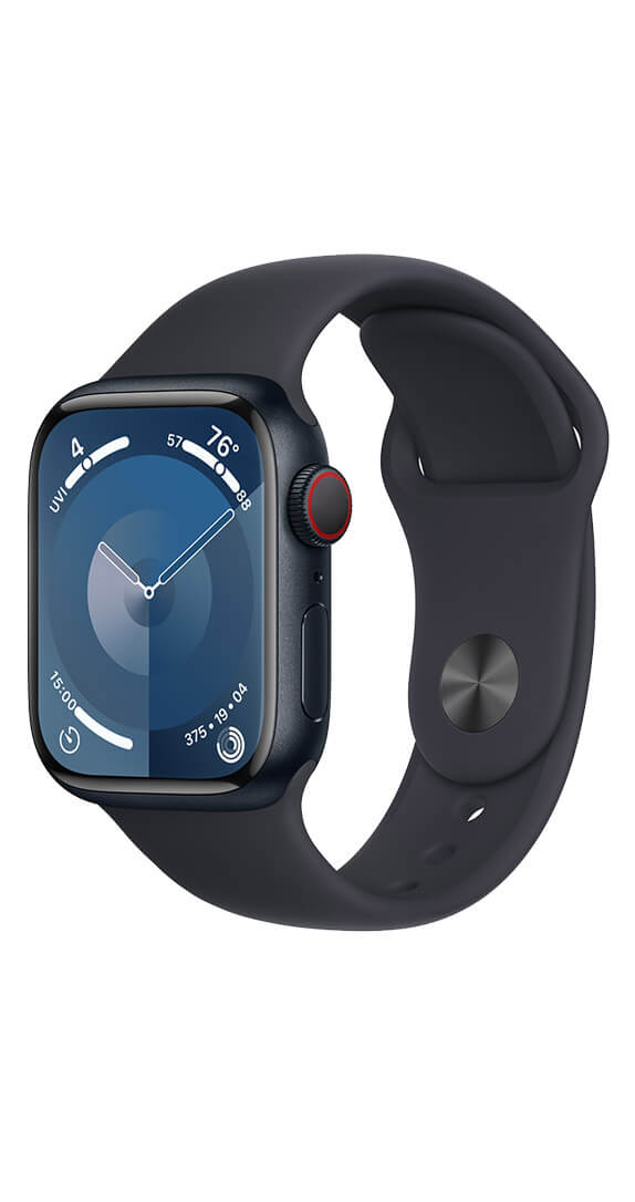 Apple Watch Series 9 41mm Midnight Aluminum Case with Midnight 