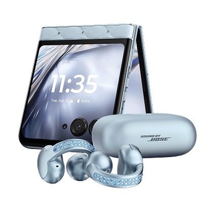 Motorola razr in Ice Melt color